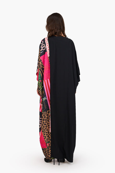 Elegant Tencel Printed Abaya