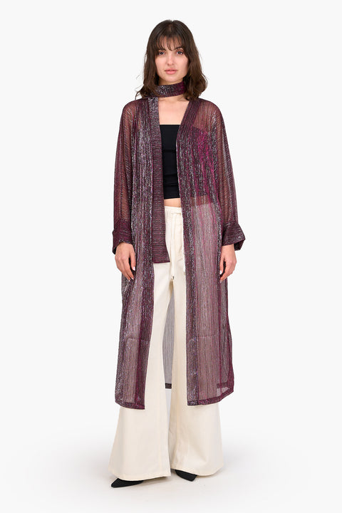 Shimmering Tencel Cardigan