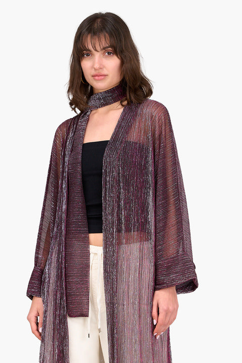 Shimmering Tencel Cardigan