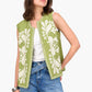 Embroidered Tencel Vest