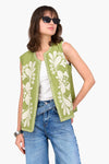 Embroidered Tencel Vest