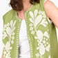 Embroidered Tencel Vest