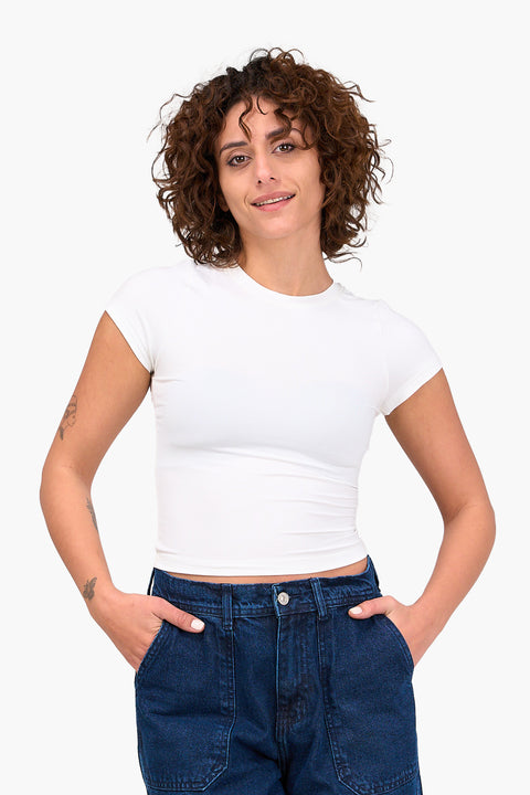 Round Neck Crop Top