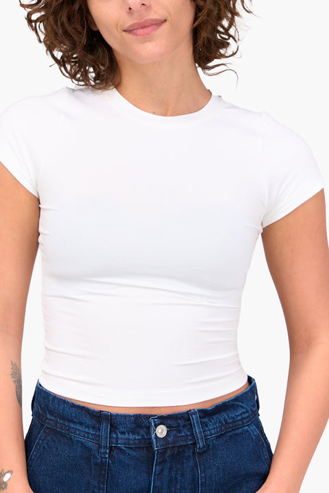 Round Neck Crop Top