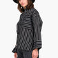Striped High Low Shirt