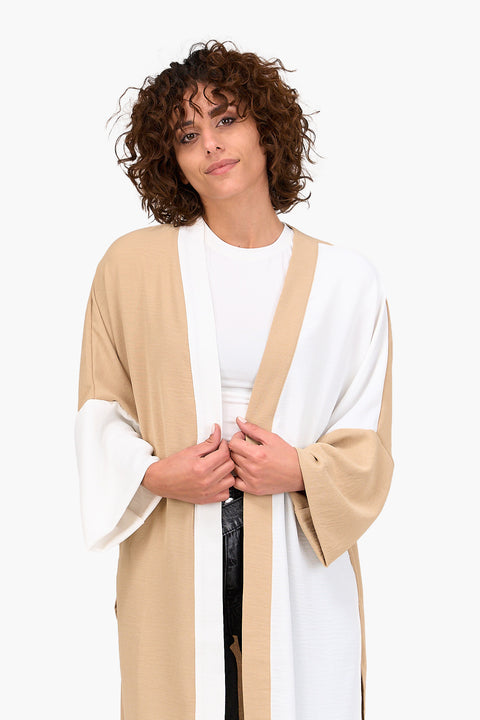 Dual-Tone Tencel Kimono