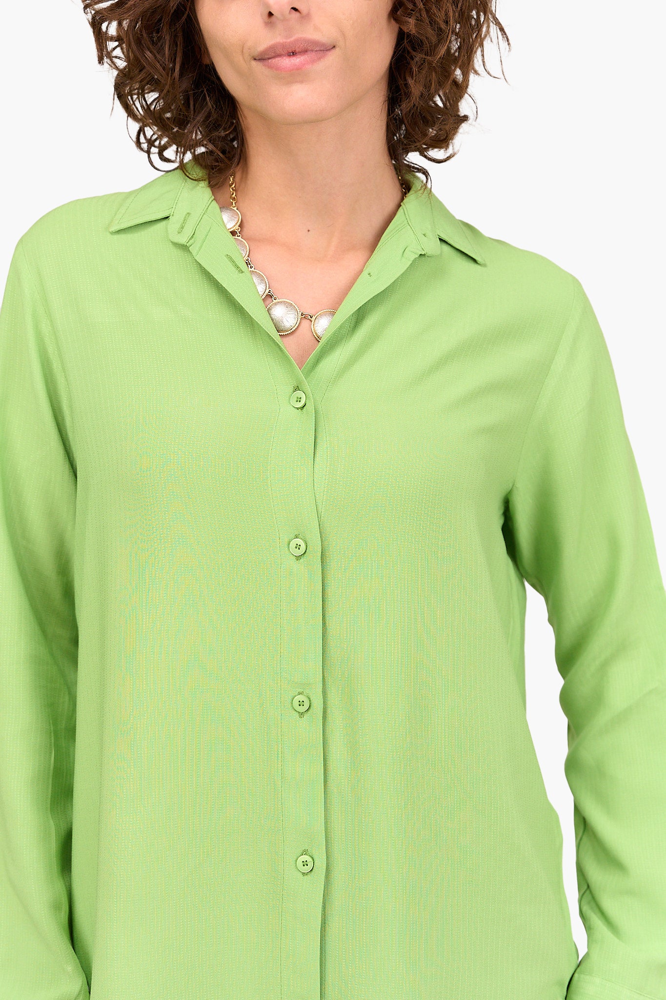 قميص طويل سادة رايون