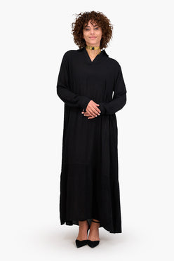 Buttoned Cuffs Dress