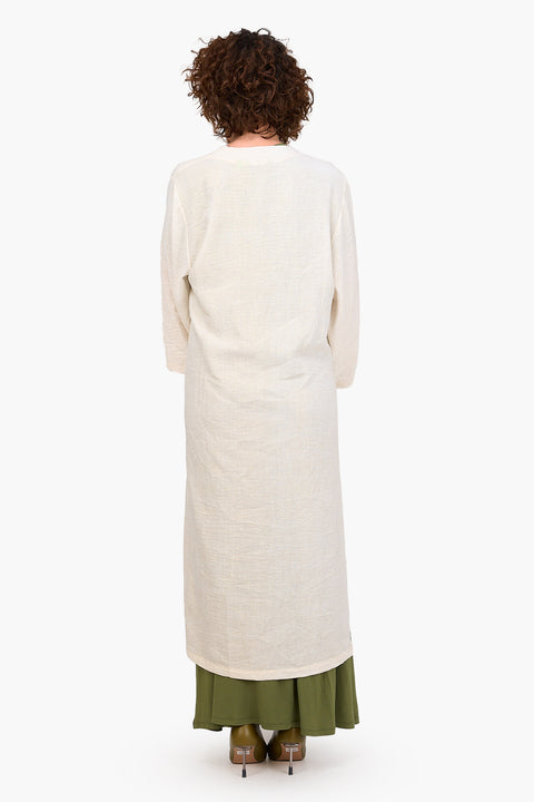 Linen Open Front Kimono