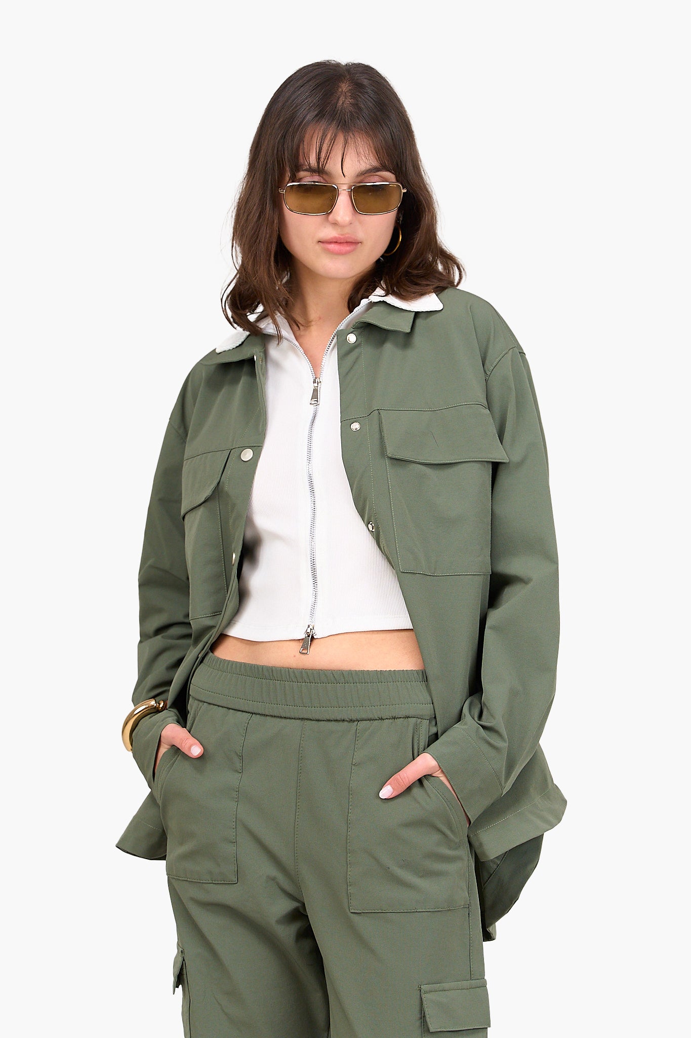 قميص مريح ووتربروف اوفرسايز 